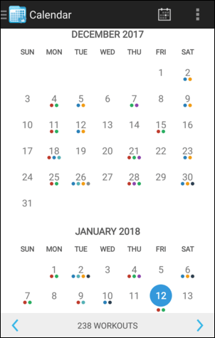 Calendar Month View