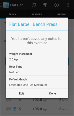 Exercise Notes