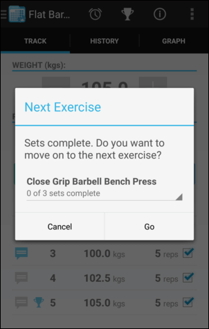 Next Exercise