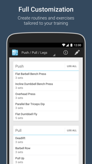 My Work in Progress - Gym Log for Android - Free App Download